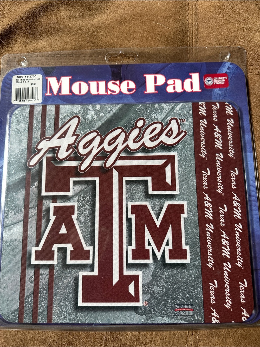 Texas A&M Aggies Mouse Pad - Maroon & White new unopened
